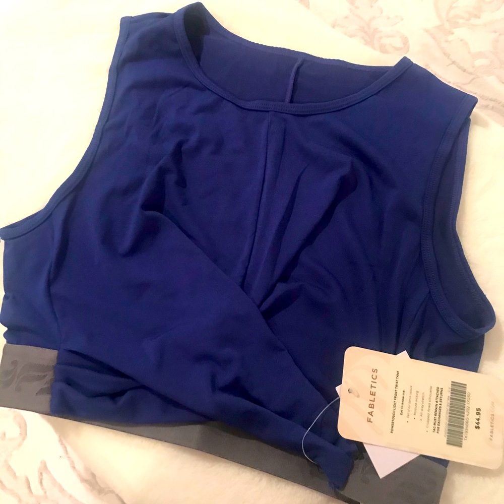 Fabletics Pia Powertouch Light Front Twist Tank